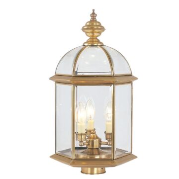 Đèn trụ cổng sân vườn Đồng hình tròn ngũ giác Venus 500166-03