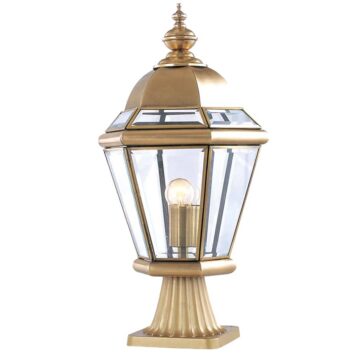 Đèn trụ cổng hàng rào Đồng tròn hiện đại Venus 500183-01B