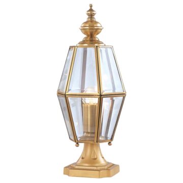 Đèn trụ cổng hàng rào Đồng kiểu ngọn thấp cổ điển Venus 500184-01