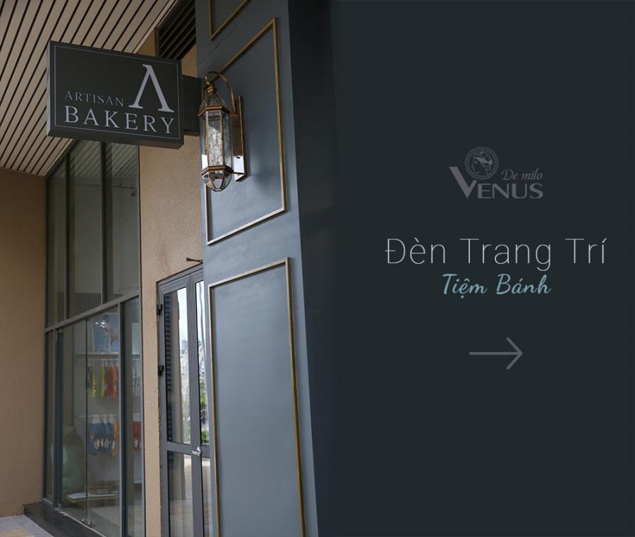 đèn trang trí cho tiệm bánh