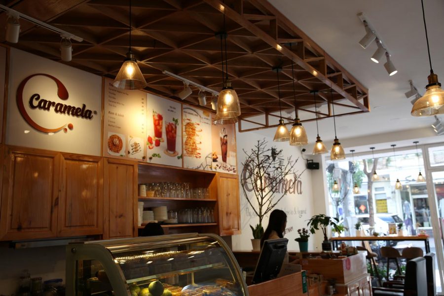 đèn trang trí chóa thủy tinh