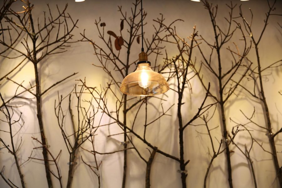 đèn thả trang trí chóa thủy tinh