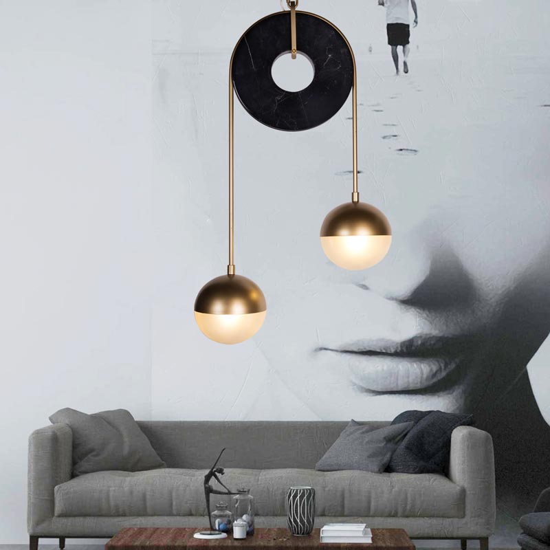 Bộ đèn thả thủy tinh hình cầu Venus 2636/3 Bộ đèn thả thủy tinh hình cầu Venus 2636/3