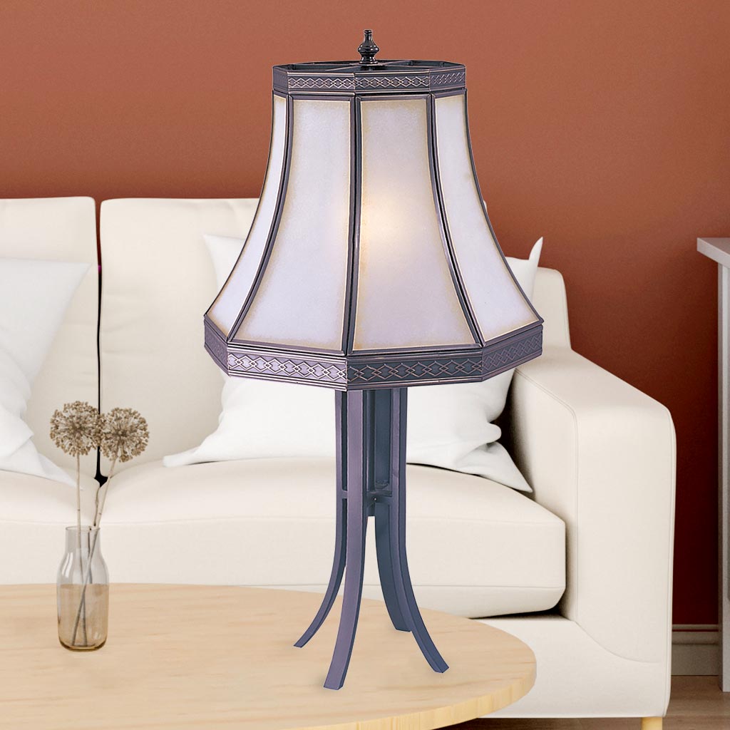 Đèn bàn đồng trang trí giả cổ đơn giản Venus 600032-01 Đèn bàn đồng trang trí giả cổ đơn giản Venus 600032-01