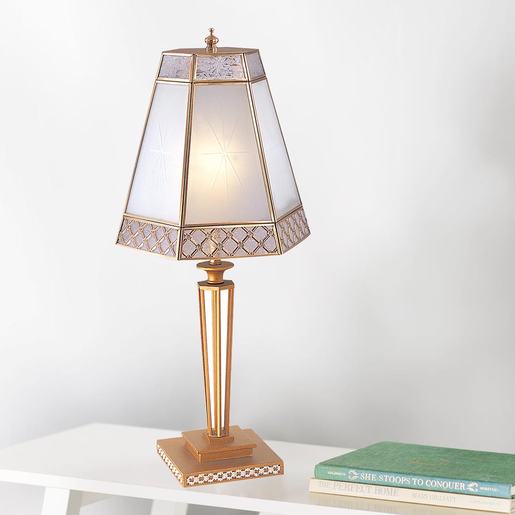 Đèn bàn đồng trang trí để sofa phòng khách Venus 600037-01 Đèn bàn đồng trang trí để sofa phòng khách Venus 600037-01