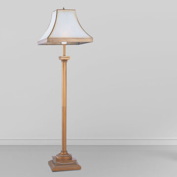 Đèn cây đồng phòng khách chụp thủy tinh châu Âu cổ điển Venus 700030-01