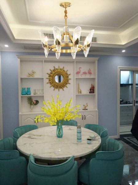 Đèn chùm pha lê hiện đại cho phòng khách Venus KD140601
