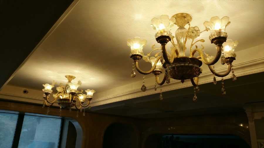 đèn chùm đồng đẹp