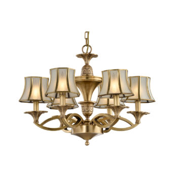 Đèn Chùm Đồng Kiểu Hoàng Gia Châu Âu Venus 80031-06 6 tay bóng nến