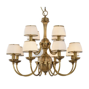 Đèn Chùm Đồng Kiểu Châu Âu Cổ Điển Venus 80041-12 12 tay bóng nến