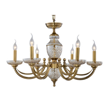 Đèn Chùm Đồng Kiểu Châu Âu Cổ Điển Venus 80042-06 6 tay bóng nến