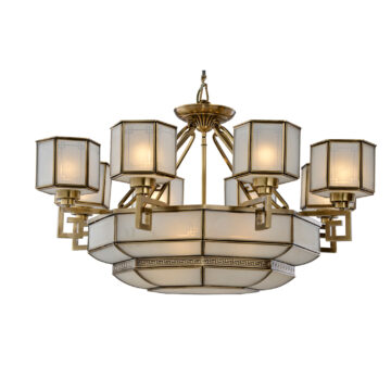 Đèn Chùm Đồng Kiểu Châu Âu Cổ Điển Venus 80048-8+4 12 tay bóng nến