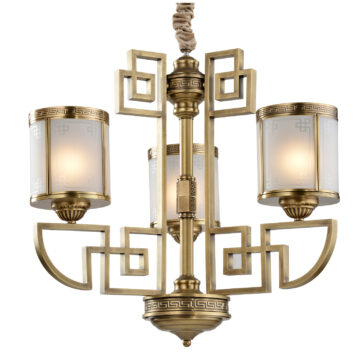 Đèn Chùm Đồng Kiểu Châu Âu Cổ Điển Venus 80050-03 3 tay bóng nến