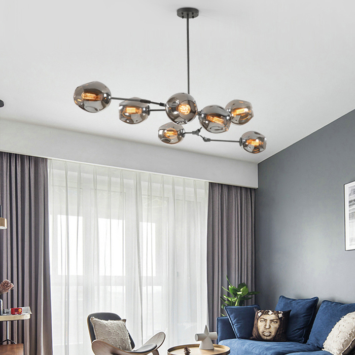 Đèn chùm 7 Bóng chao Thủy tinh VENUS 8085/7 Đèn chùm 7 Bóng chao Thủy tinh VENUS 8085/7