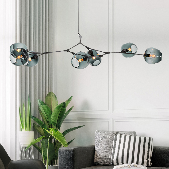 Đèn chùm 7 Bóng chao Thủy tinh VENUS 8085/7 Đèn chùm 7 Bóng chao Thủy tinh VENUS 8085/7