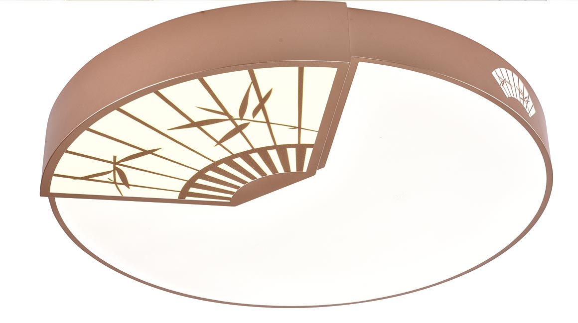 Đèn LED ốp trần trang trí hình cây quạt tre tròn & vuông 500x500 Sắt mâm Thủy tinh Venus 8825 Đèn LED ốp trần trang trí hình cây quạt tre tròn & vuông 500x500 Sắt mâm Thủy tinh Venus 8825
