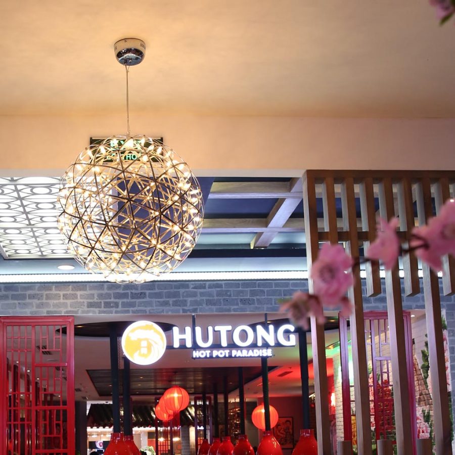 Đèn thả trái cầu lưới nhiều bóng Venus 9066 400mm