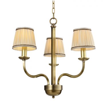 Đèn Chùm Đồng Hiện Đại Cao Cấp Venus 91012-03 3 tay bóng nến