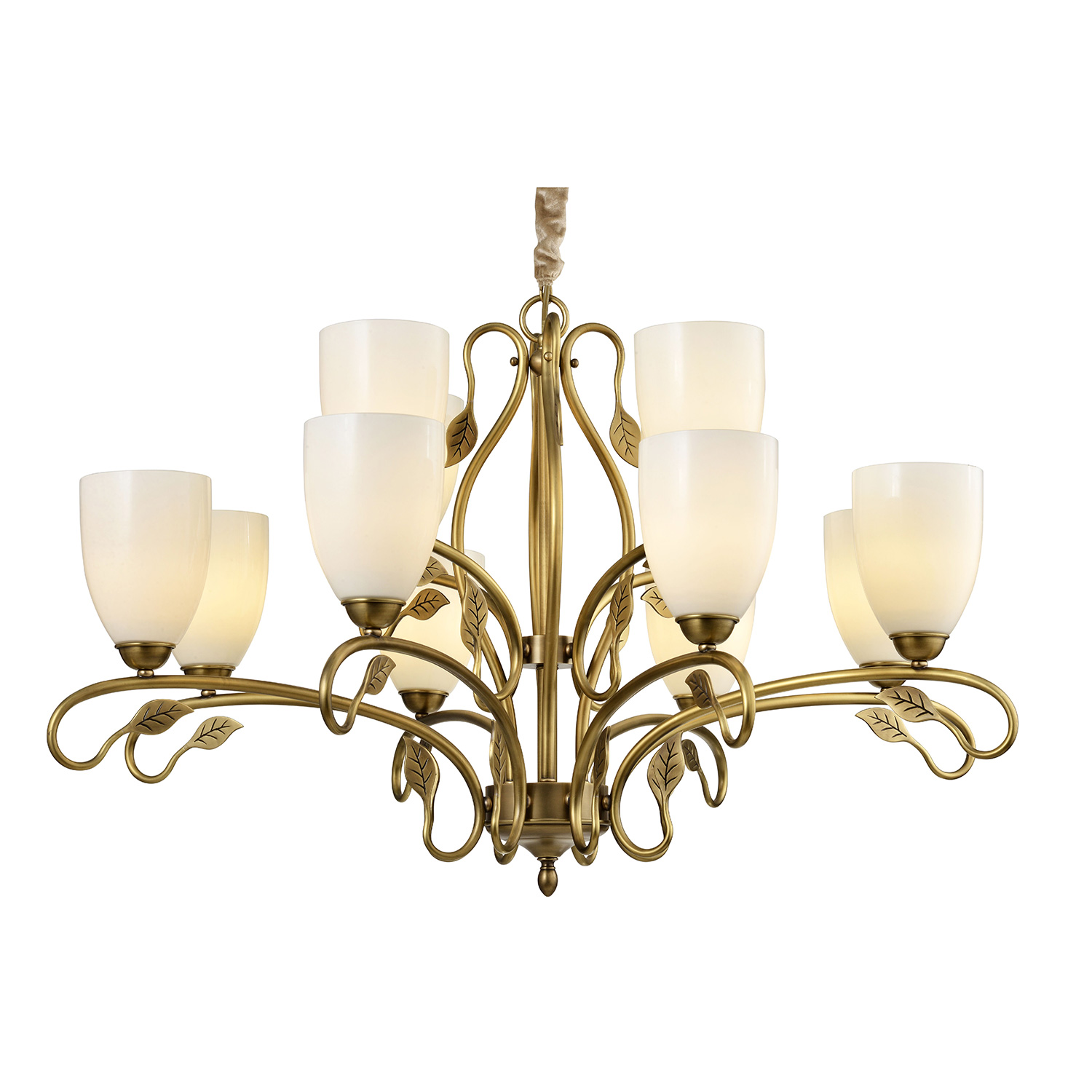 Đèn Chùm Đồng Hiện Đại Cao Cấp Venus 91017-8+4 12 tay bóng nến Đèn Chùm Đồng Hiện Đại Cao Cấp Venus 91017-8+4 12 tay bóng nến