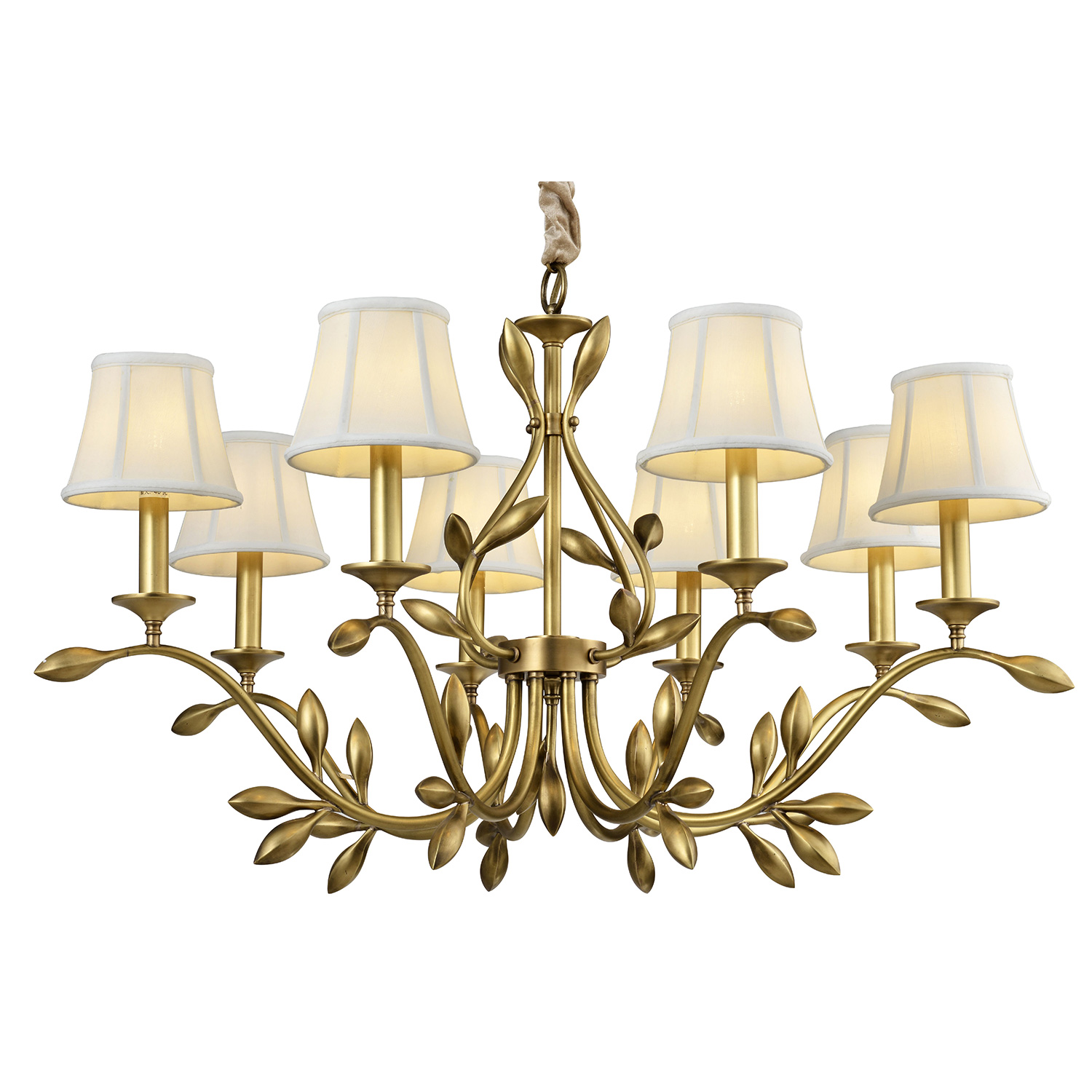 Đèn Chùm Đồng Hiện Đại Cao Cấp Venus 91023-08 8 tay bóng nến Đèn Chùm Đồng Hiện Đại Cao Cấp Venus 91023-08 8 tay bóng nến