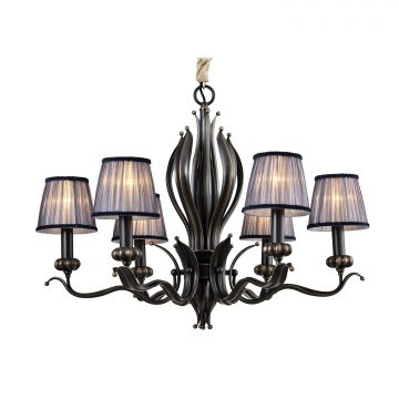 Đèn Chùm Đồng Hiện Đại Cao Cấp Venus 91034-06 6 tay bóng nến