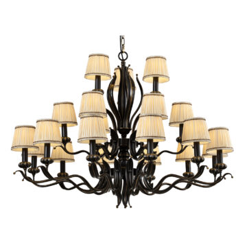 Đèn Chùm Đồng Hiện Đại Cao Cấp Venus 91034-21 21 tay bóng nến