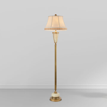 Đèn cây đồng phòng khách thân đá cẩm thạch cao cấp Venus 97008-02