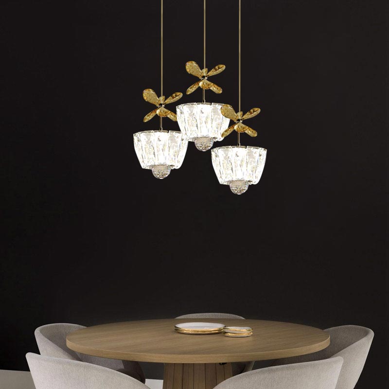 Đèn thả pha lê CRE602