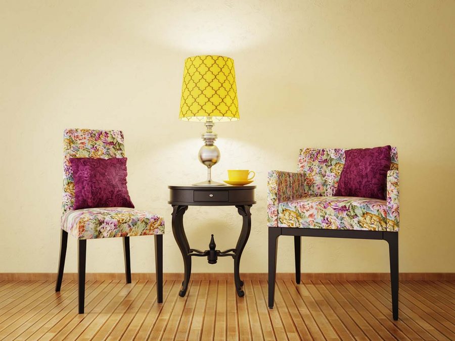 đẻn bàn nghệ thuật