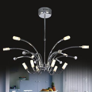 Đèn chùm Ý hiện đại 12 Bóng VENUS P8183/6+6