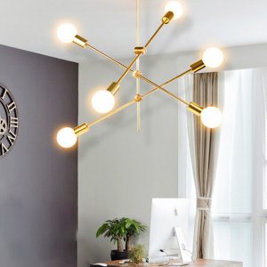 Đèn chùm hình học 6 Bóng tròn Venus TT49/6