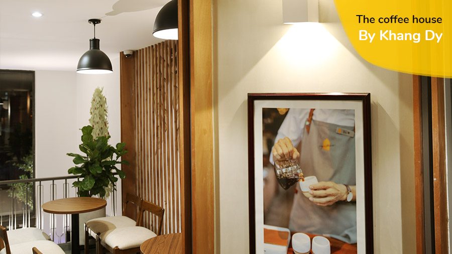 Đèn trang trí hiện đại tại quán café The Coffee House