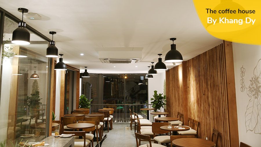 Đèn trang trí hiện đại tại quán café The Coffee House
