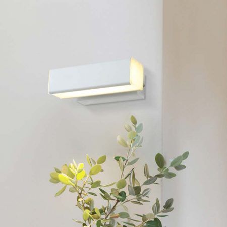 đèn hắt tường hiện đại màu trắng hình chữ nhật điều chỉnh góc sáng