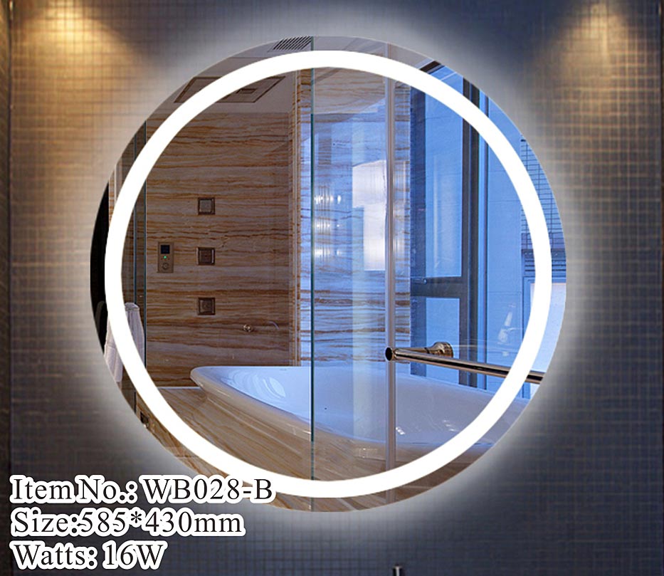 Đèn Trang Trí Led Soi Gương Bàn Trang Điểm Hình Tròn Khung Nhôm Chao Thủy Tinh 1 Tay 16W Venus Wb028-B Đèn Trang Trí Led Soi Gương Bàn Trang Điểm Hình Tròn Khung Nhôm Chao Thủy Tinh 1 Tay 16W Venus Wb028-B