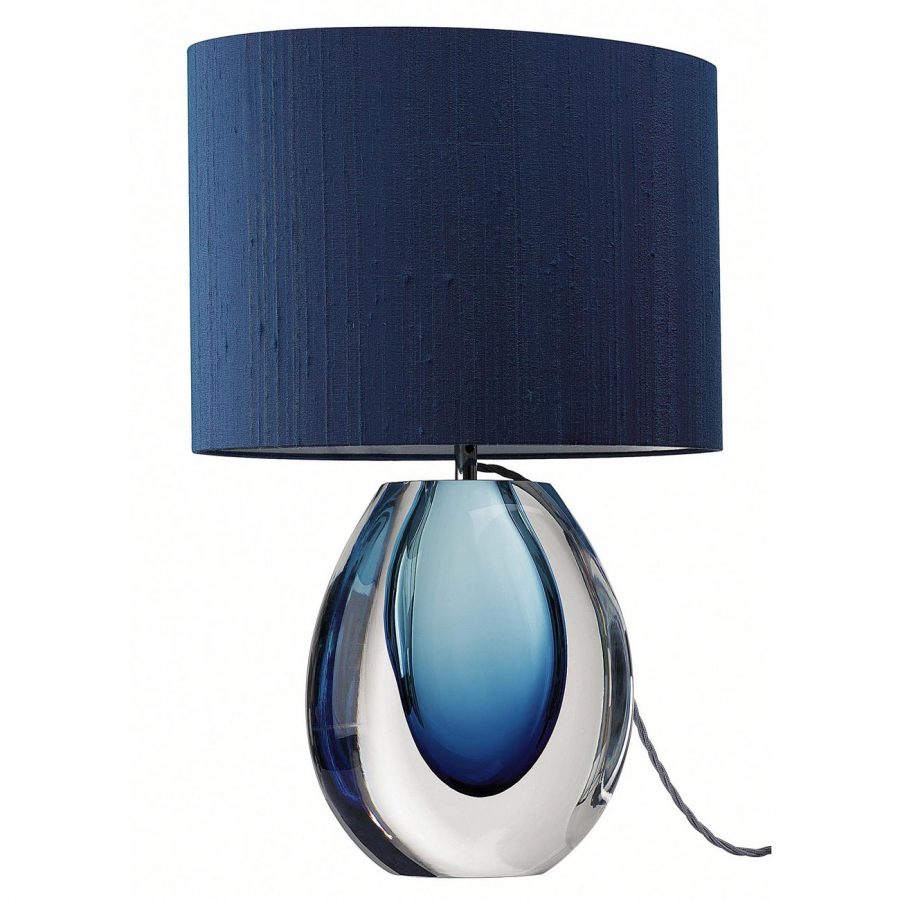 đèn bàn thân thủy tinh