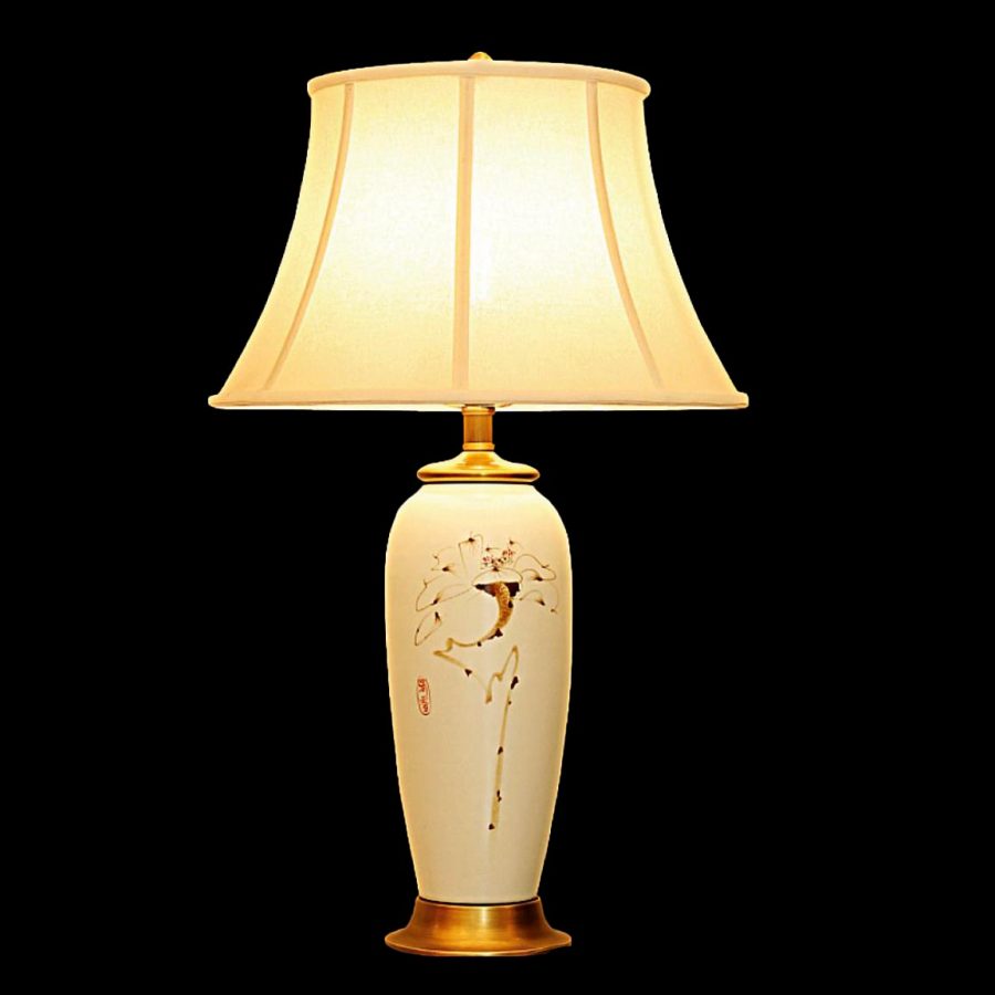 đèn bàn gốm sứ cao cấp