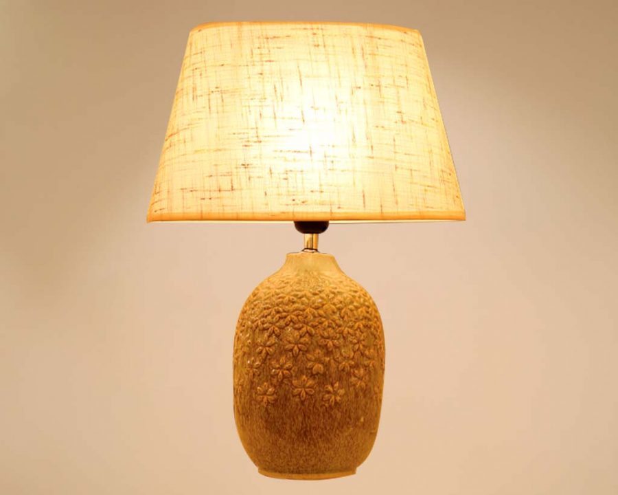 đèn bàn gốm vintage