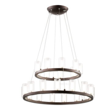 Đèn chùm thủy tinh bóng nến Venus 8838/15+9