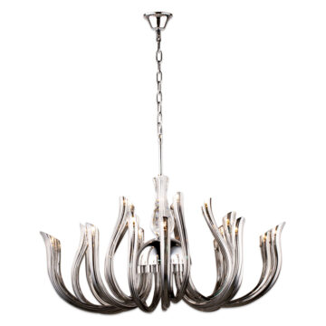 Đèn chùm thủy tinh khói Venus VS0081/15