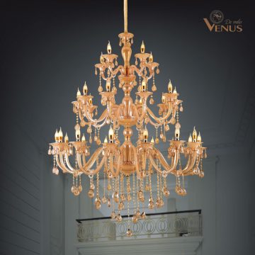Đèn chùm thả thông tầng Pha lê Φ1400mm Venus KD8818/30