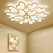 đèn mâm led ốp trần mica