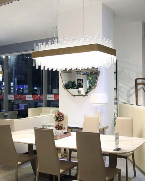 đèn chùm thả bàn ăn