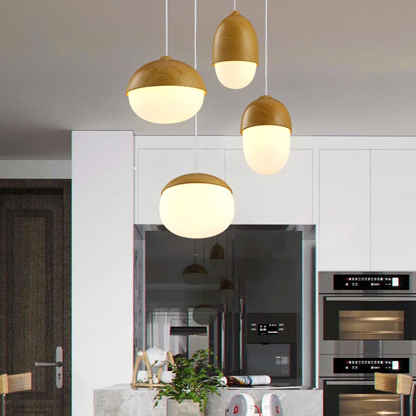 đèn trang trí bằng gỗ