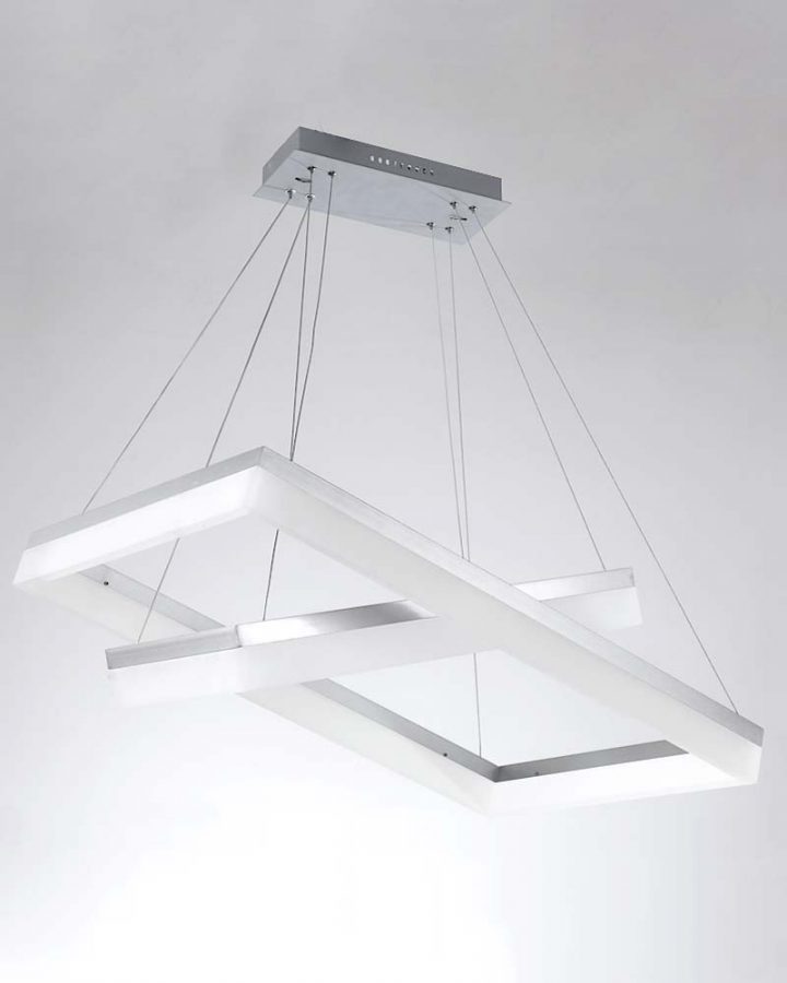 đèn thả led hình học