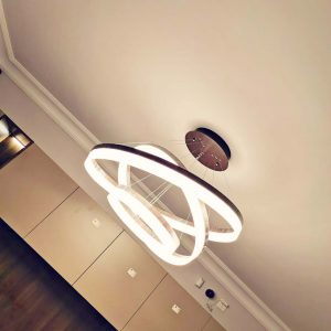 đèn thả trang trí 3 vòng tròn LED