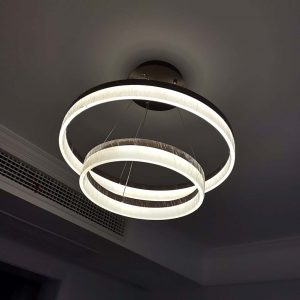 đèn thả trang trí 3 vòng tròn LED