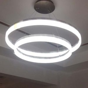 đèn thả trang trí 3 vòng tròn LED