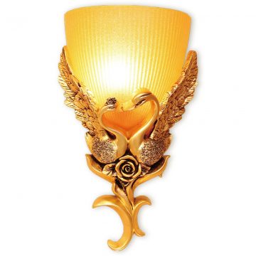 Đèn tường chao thủy tinh thiên nga cao cấp Venus KD5187