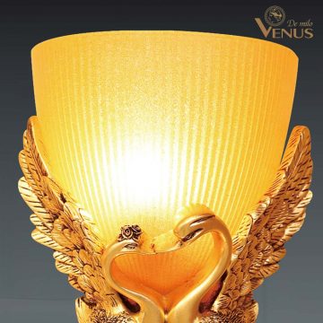 Đèn tường chao thủy tinh thiên nga cao cấp Venus KD5187